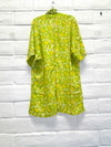 Midi Boho Kimono - Chartreuse Garden - One Size