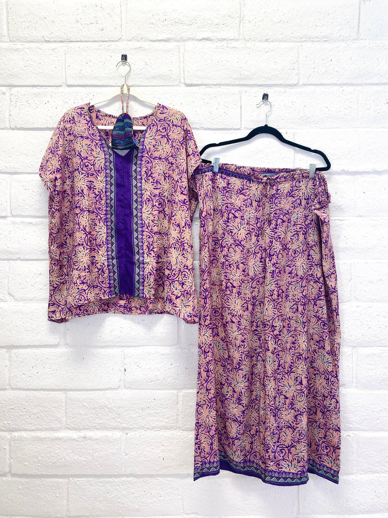 Lounge Set - L/XL - Purple Rain