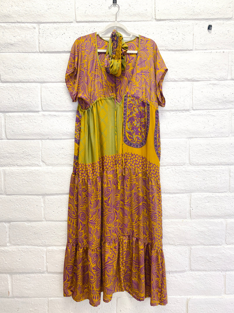 Meadow Dress - M - Golden Sunset