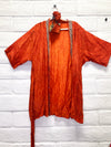 Silk Boho Robe - S/M - Naranja