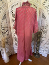 Maxi Unisex Kimono - Paisley Pink
