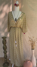 Isla Dress - Olive Ikat  - M