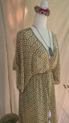 Isla Dress - Olive Ikat  - M