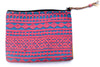 Handstitched Blue & Pink Clutch - Blonde Vagabond