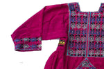 Hand embroidered Balochi/Afghani Tribal Dress - Pink Boho - Blonde Vagabond