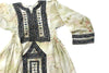 HAND EMBROIDERED BALOCHI/AFGHANI TRIBAL DRESS - Green Meadow - Blonde Vagabond