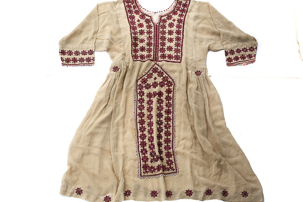 HAND EMBROIDERED BALOCHI/AFGHANI TRIBAL DRESS - DESERT MAMA - Blonde Vagabond