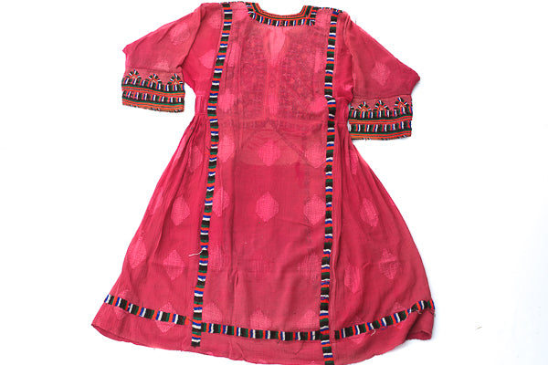 HAND EMBROIDERED BALOCHI/AFGHANI BOHO DRESS - LOLLYPOP LADY - Blonde Vagabond