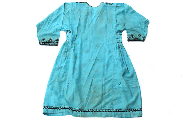 HAND EMBROIDERED BALOCHI/AFGHANI BOHO DRESS - BLUE BEAUTY - Blonde Vagabond