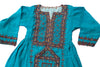 HAND EMBROIDERED BALOCHI/AFGHANI BOHO DRESS - SILVER LINING - Blonde Vagabond