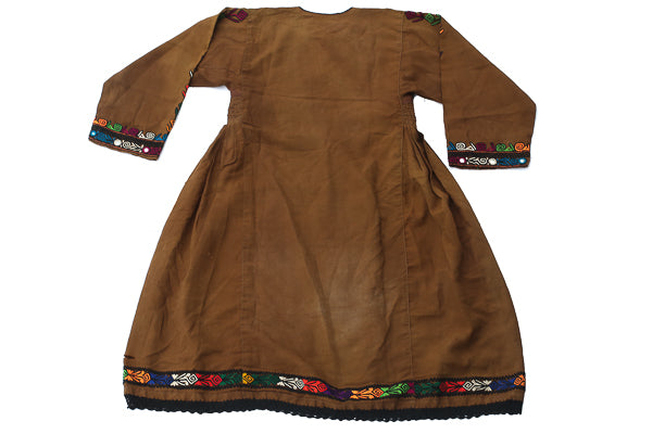 HAND EMBROIDERED BALOCHI/AFGHANI BOHO DRESS - EARTH LOVE - Blonde Vagabond