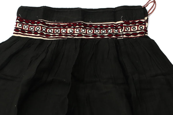 HAND EMBROIDERED GUJARATI BOHO MAXI SKIRT - EARTH MAMA - Blonde Vagabond